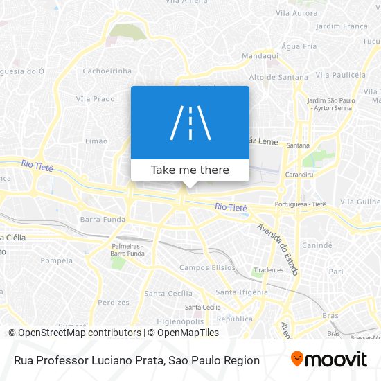 Rua Professor Luciano Prata map