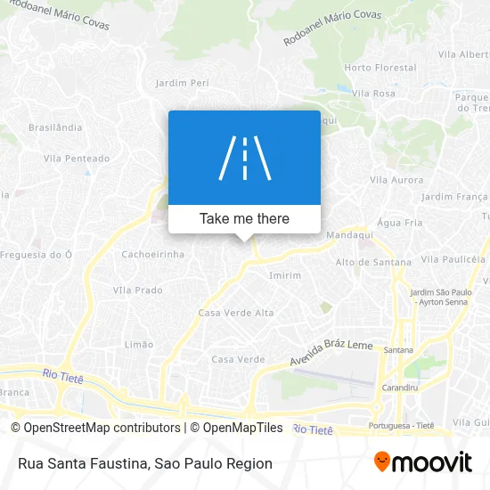Rua Santa Faustina map
