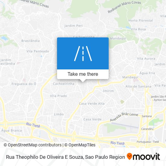 Rua Theophilo De Oliveira E Souza map