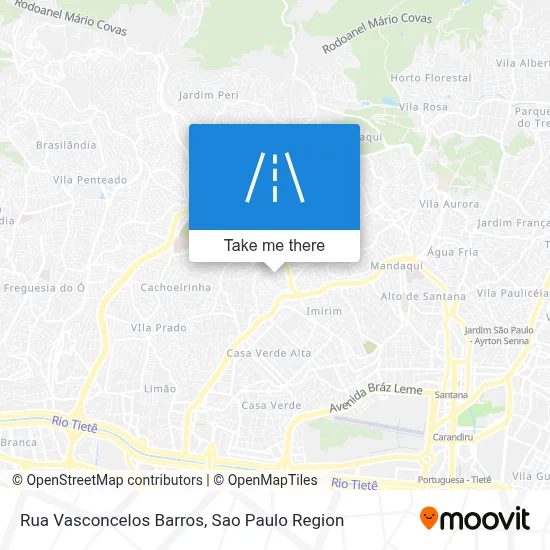 Rua Vasconcelos Barros map