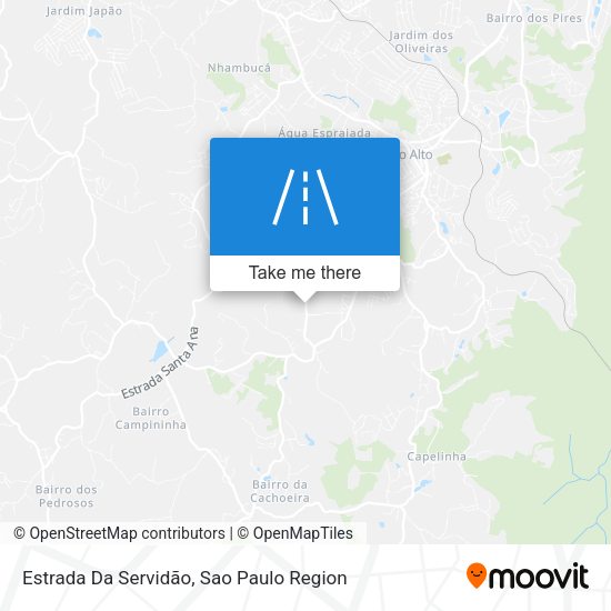 Estrada Da Servidão map