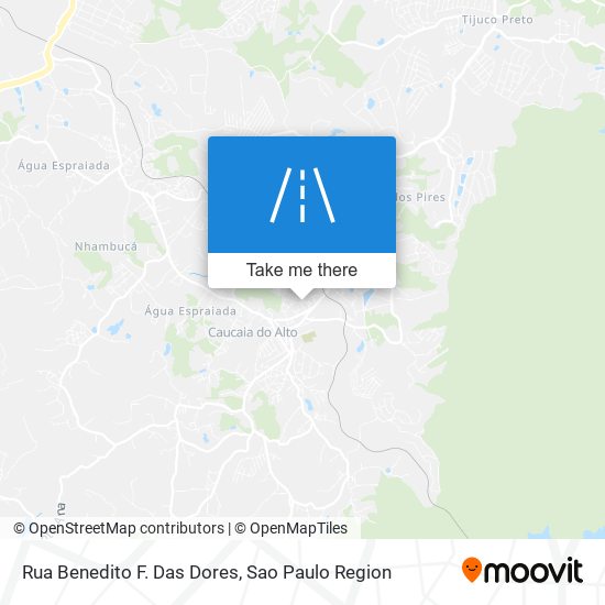 Mapa Rua Benedito F. Das Dores