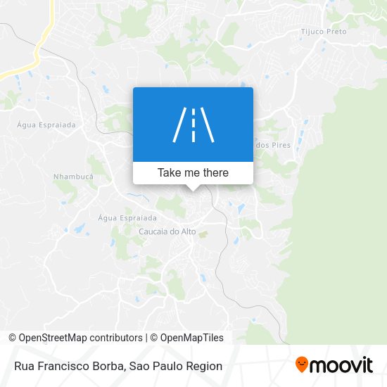 Rua Francisco Borba map