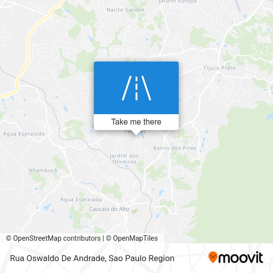 Rua Oswaldo De Andrade map