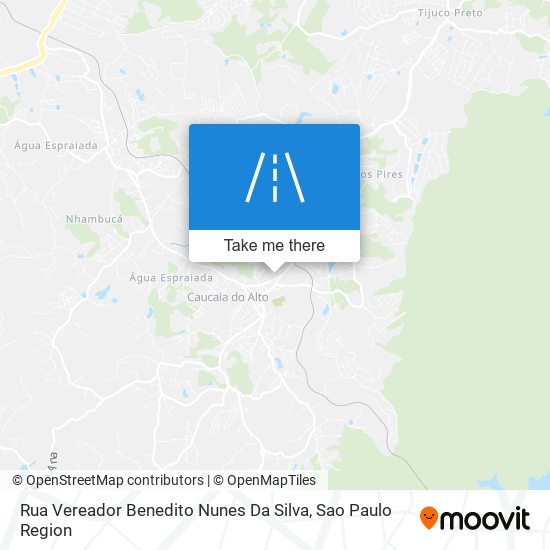 Rua Vereador Benedito Nunes Da Silva map