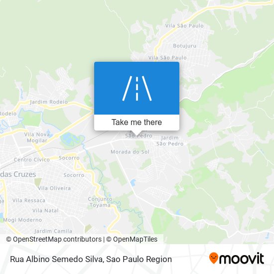 Rua Albino Semedo Silva map