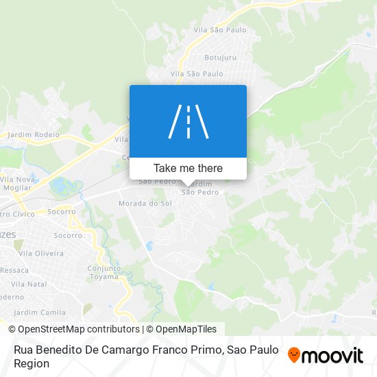 Rua Benedito De Camargo Franco Primo map