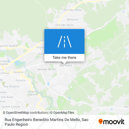 Mapa Rua Engenheiro Benedito Martins De Mello