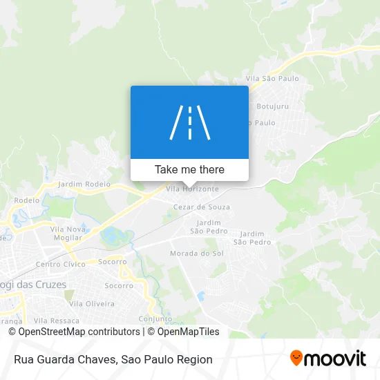 Rua Guarda Chaves map
