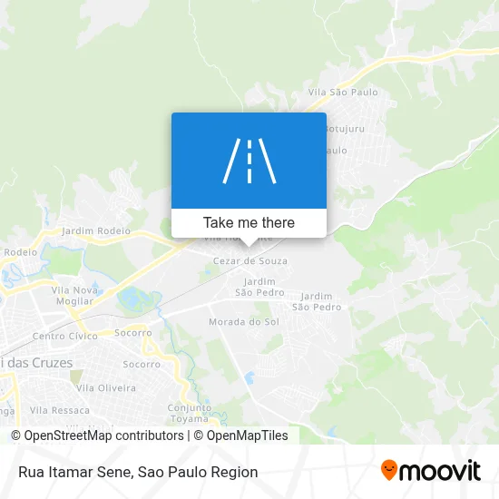 Rua Itamar Sene map