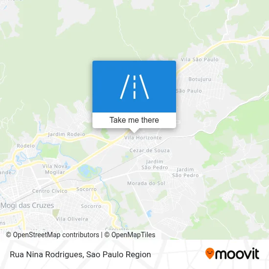 Rua Nina Rodrigues map