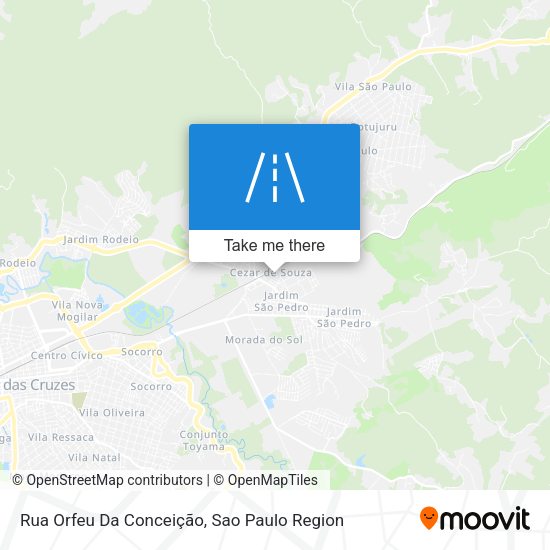 Rua Orfeu Da Conceição map