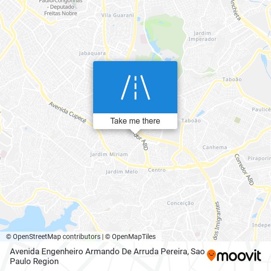 Avenida Engenheiro Armando De Arruda Pereira map