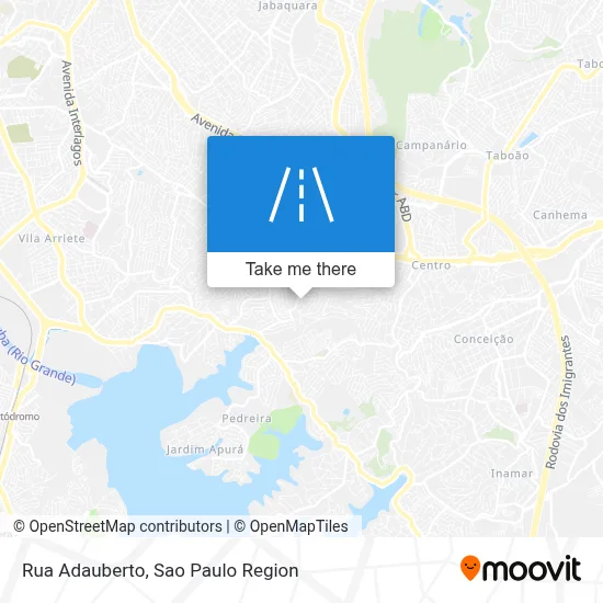 Rua Adauberto map