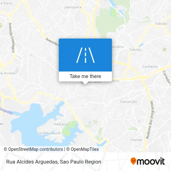 Rua Alcides Arguedas map