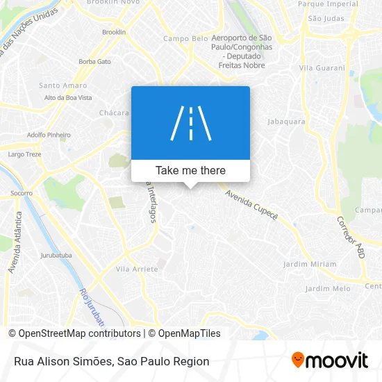 Rua Alison Simões map