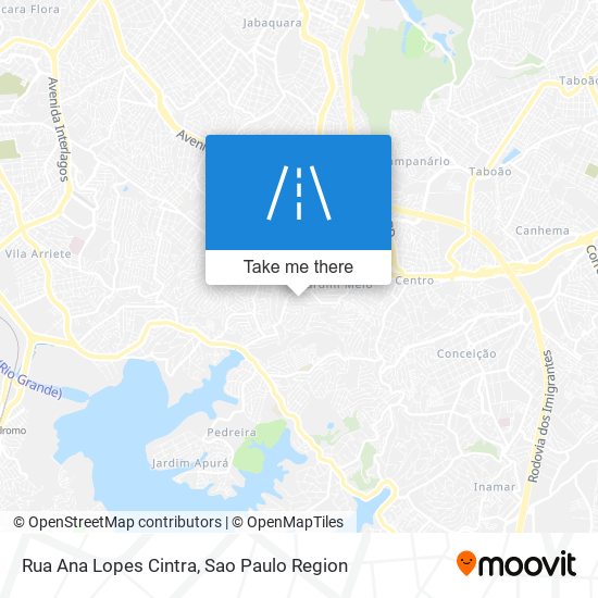 Rua Ana Lopes Cintra map