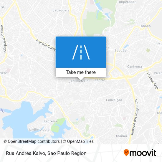 Rua Andréa Kalvo map