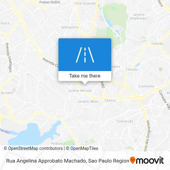 Rua Angelina Approbato Machado map