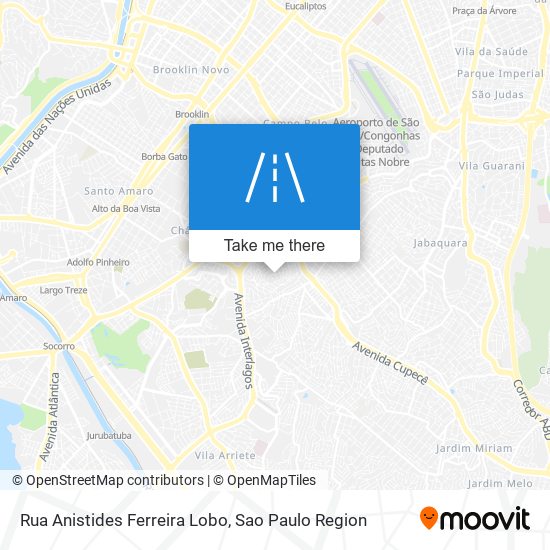 Rua Anistides Ferreira Lobo map