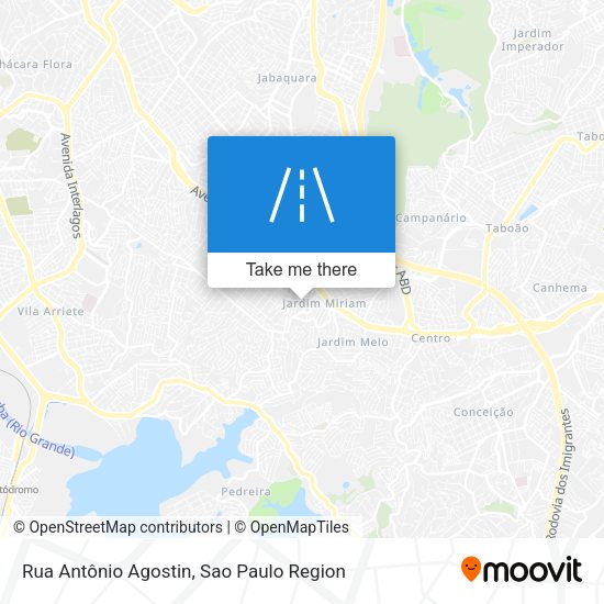 Rua Antônio Agostin map