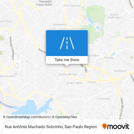 Mapa Rua Antônio Machado Sobrinho