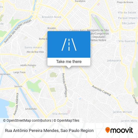 Mapa Rua Antônio Pereira Mendes