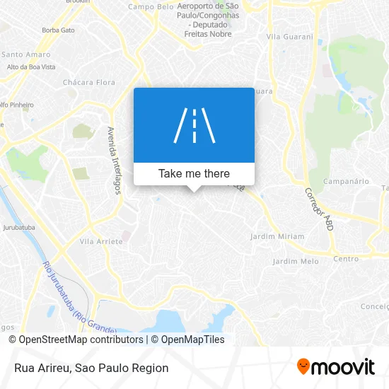Rua Arireu map