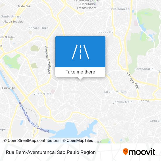 Rua Bem-Aventurança map