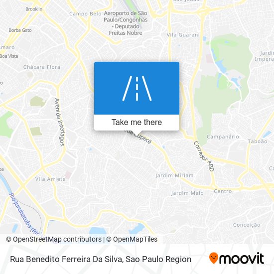 Rua Benedito Ferreira Da Silva map