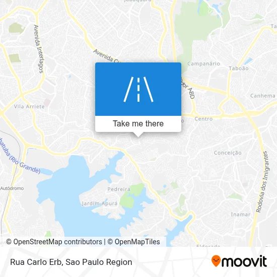Rua Carlo Erb map