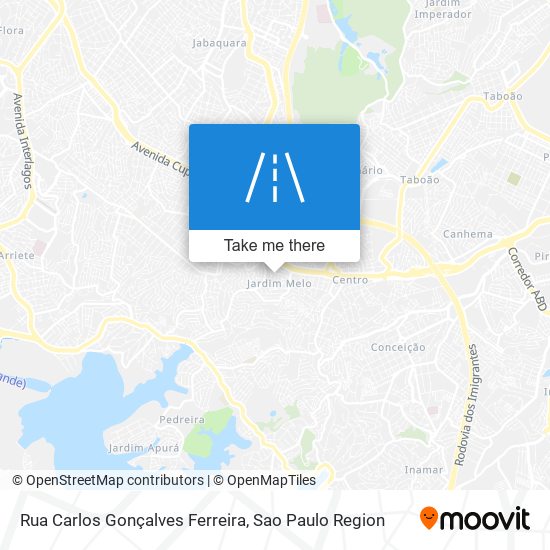 Mapa Rua Carlos Gonçalves Ferreira