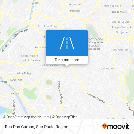 Rua Das Carpas map
