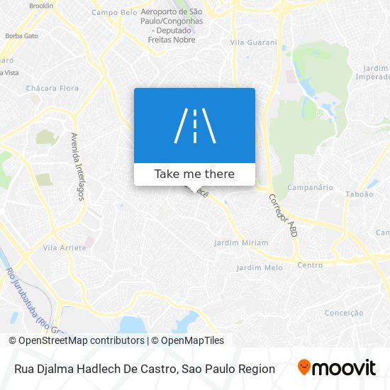 Rua Djalma Hadlech De Castro map