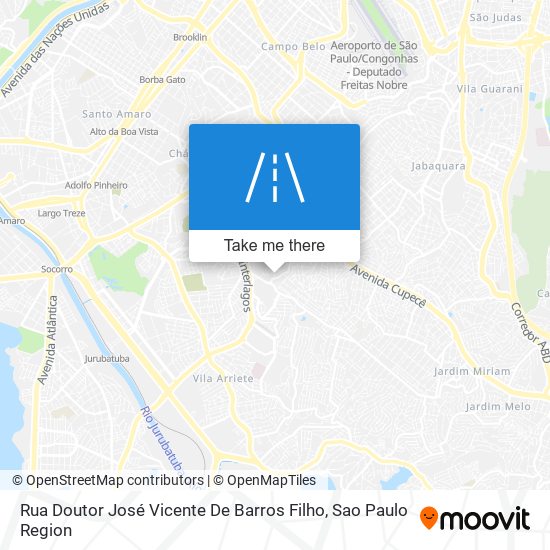 Rua Doutor José Vicente De Barros Filho map