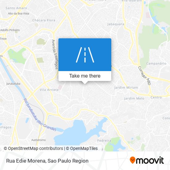 Mapa Rua Edie Morena