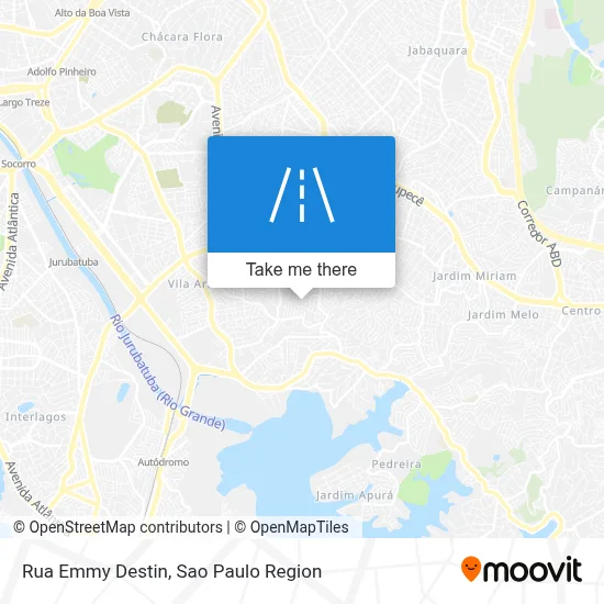 Rua Emmy Destin map