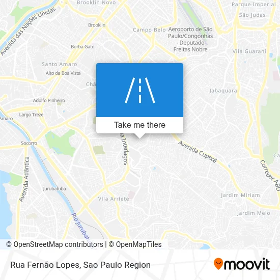 Rua Fernão Lopes map
