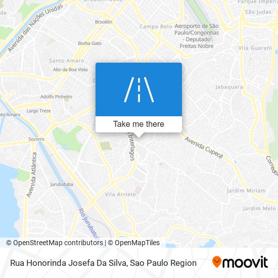 Rua Honorinda Josefa Da Silva map