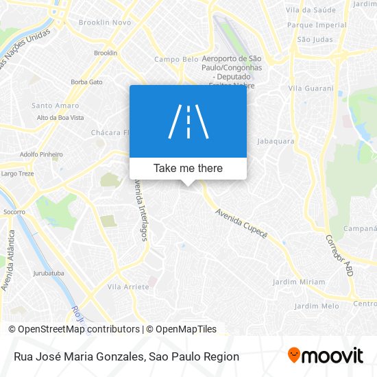 Mapa Rua José Maria Gonzales