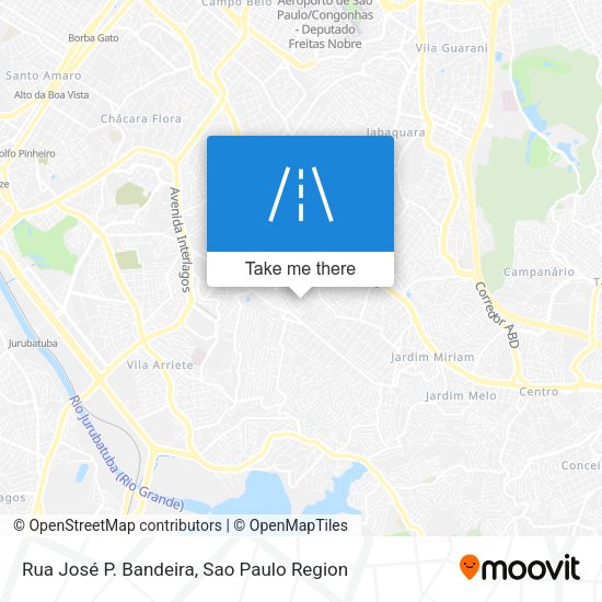 Rua José P. Bandeira map