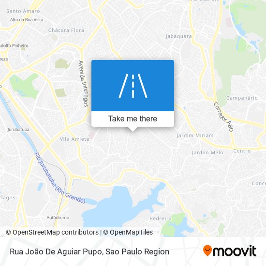 Rua João De Aguiar Pupo map