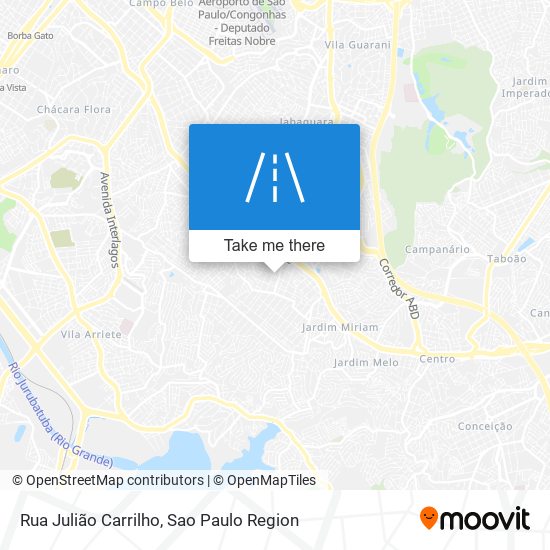 Mapa Rua Julião Carrilho