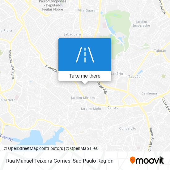 Mapa Rua Manuel Teixeira Gomes