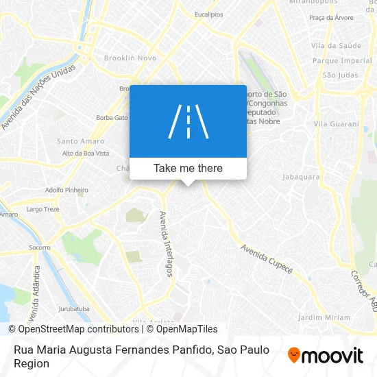 Rua Maria Augusta Fernandes Panfido map
