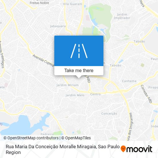 Mapa Rua Maria Da Conceição Moralle Miragaia