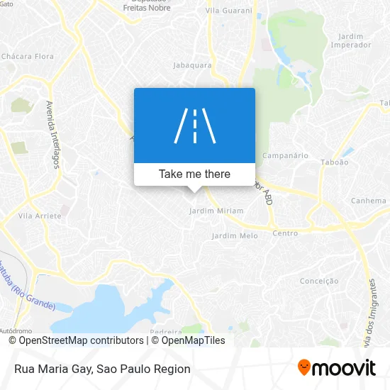 Rua Maria Gay map