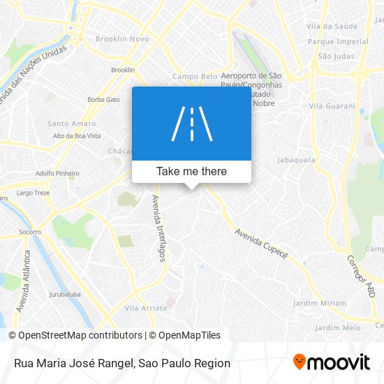 Mapa Rua Maria José Rangel