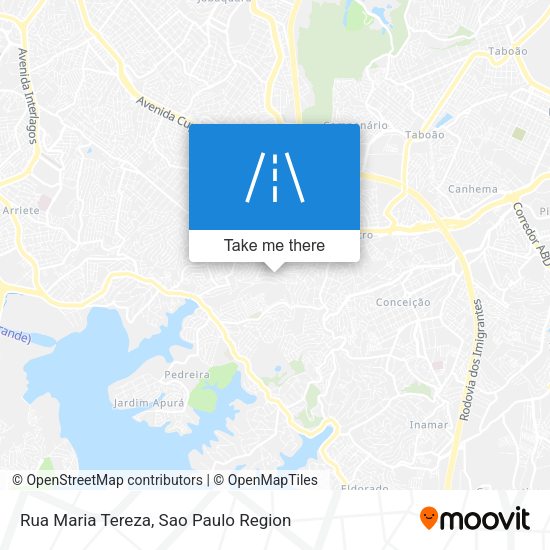 Rua Maria Tereza map