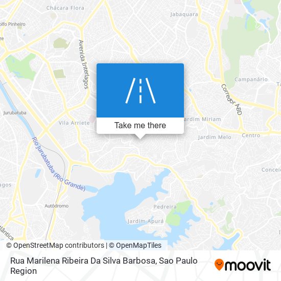 Mapa Rua Marilena Ribeira Da Silva Barbosa